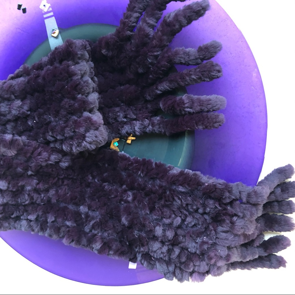 💥CLEARANCE-MAKE OFFER💥 Rex Rabbit Fur Scarf - Picture 6 of 12